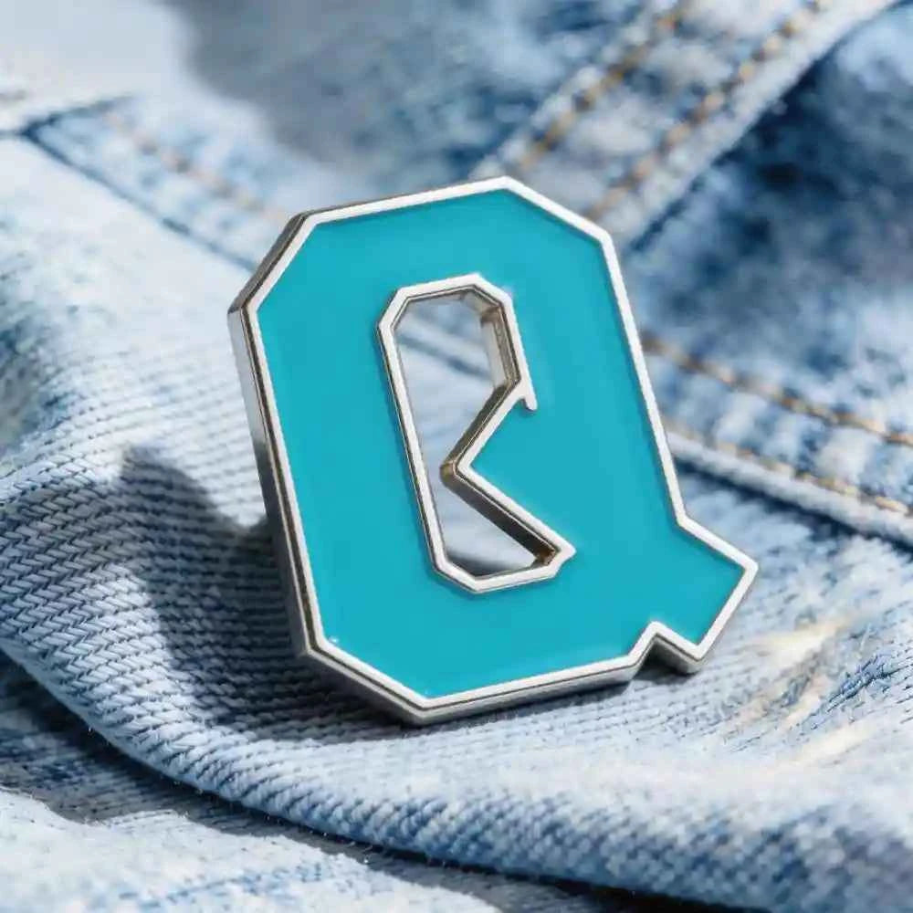 Custom A-Z Capital Letter Enamel Pin | OEM Wholesale Factory | No Minimum - GFTCRAFTS