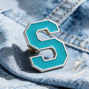 Custom A-Z Capital Letter Enamel Pin | OEM Wholesale Factory | No Minimum - GFTCRAFTS