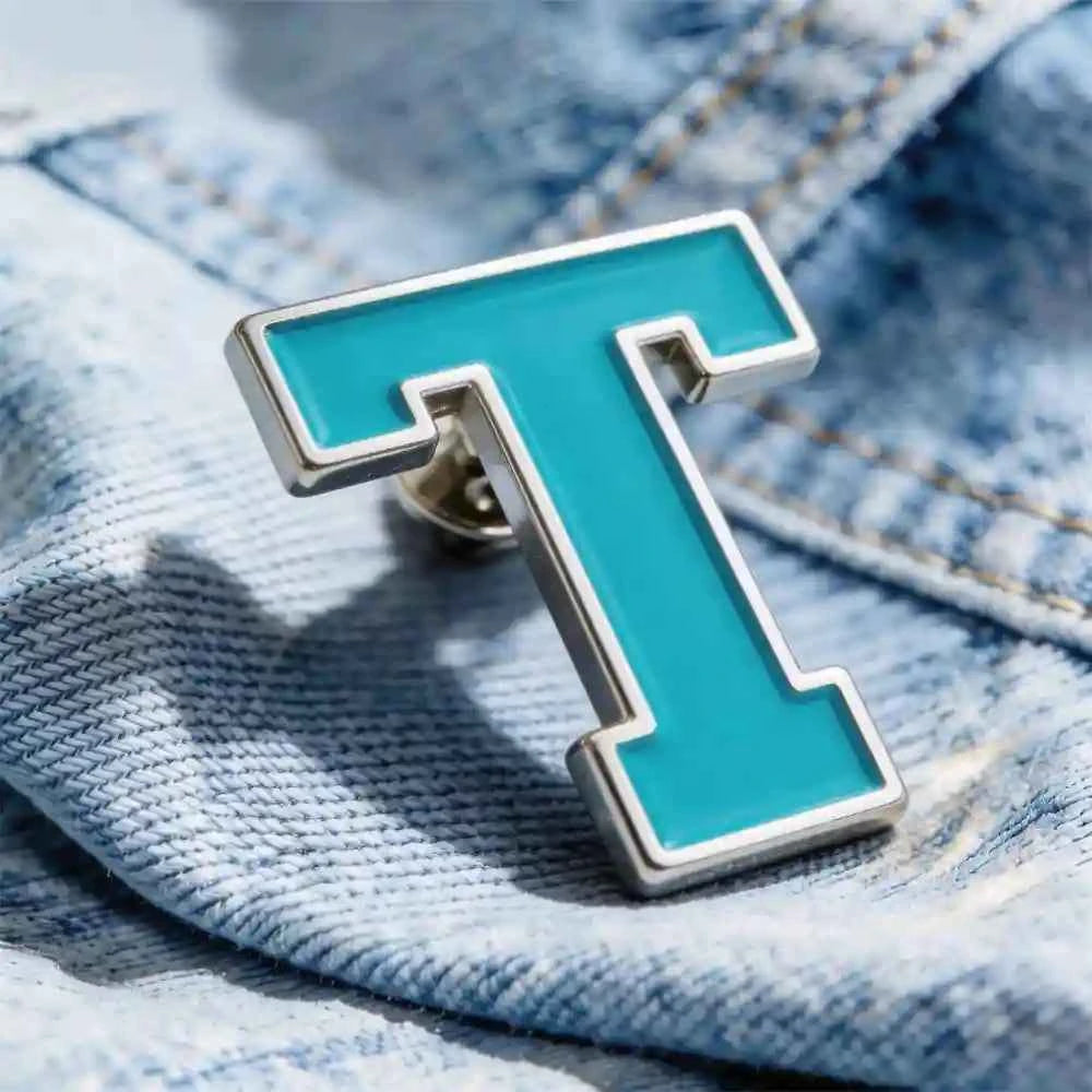 Custom A-Z Capital Letter Enamel Pin | OEM Wholesale Factory | No Minimum - GFTCRAFTS