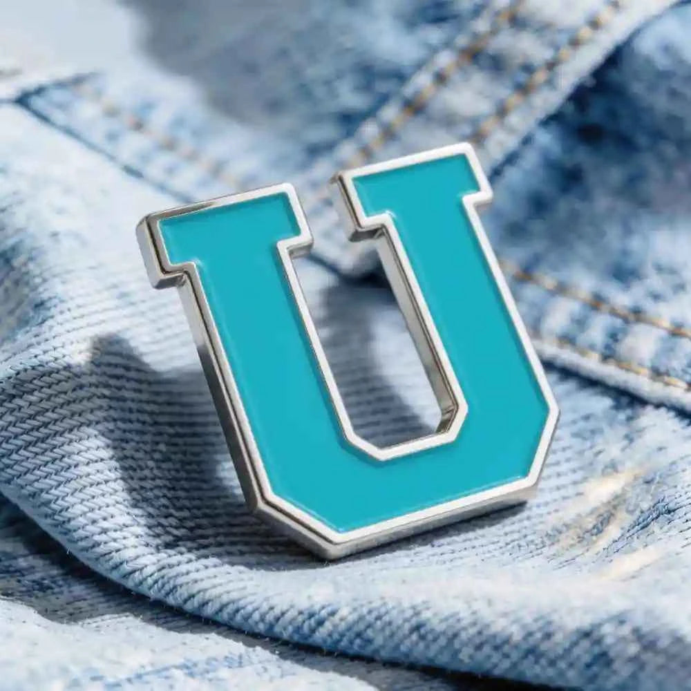 Custom A-Z Capital Letter Enamel Pin | OEM Wholesale Factory | No Minimum - GFTCRAFTS