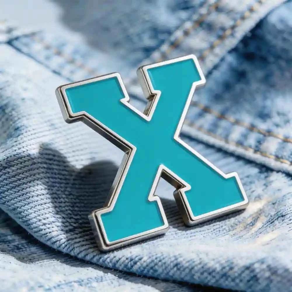 Custom A-Z Capital Letter Enamel Pin | OEM Wholesale Factory | No Minimum - GFTCRAFTS