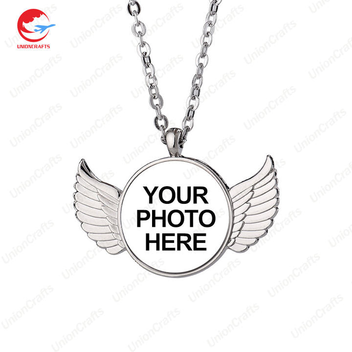 Wholesale Men Woman Custom Logo Metal Blank Engraved Stainless Steel Name Cross Heart Chains Charm Pendant Nameplate Necklace