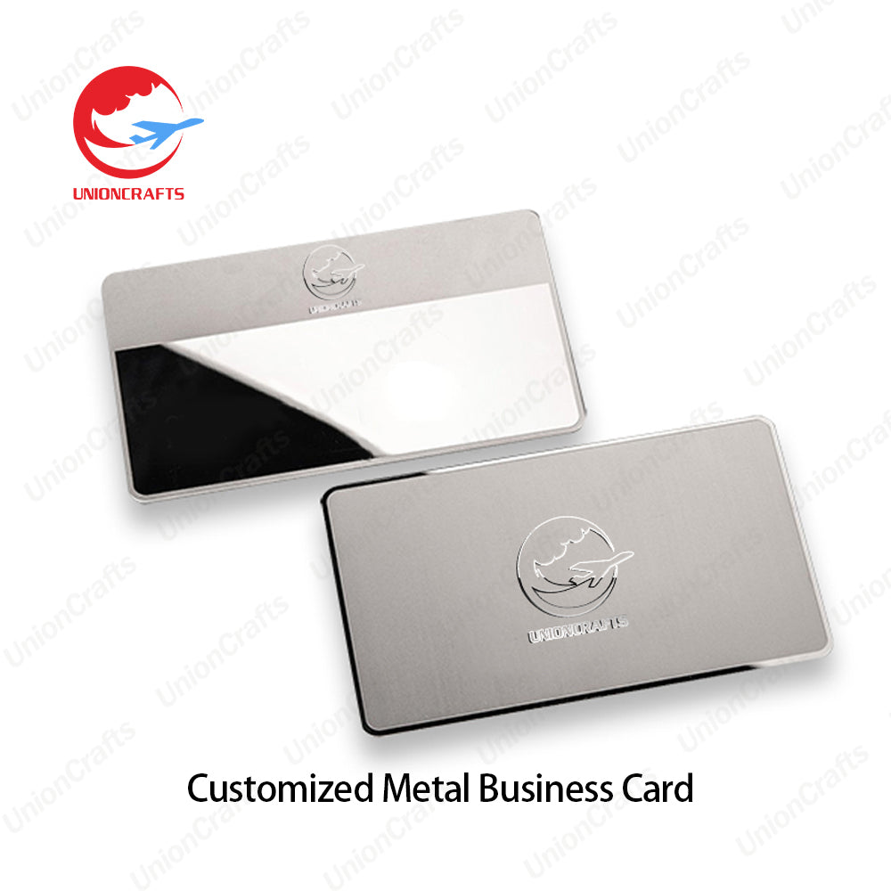 Thank You Cards Personalized Custom Luxury Stainless Steel Matte Black Gold Engrav Laser Blank 0.8mm Thick Metal Business Card
