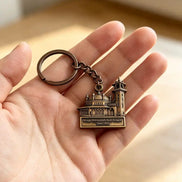 Custom 3D Metal Architectural Keychain | Antique Bronze Finish | Low MOQ