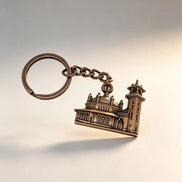 Custom 3D Metal Architectural Keychain | Antique Bronze Finish | Low MOQ