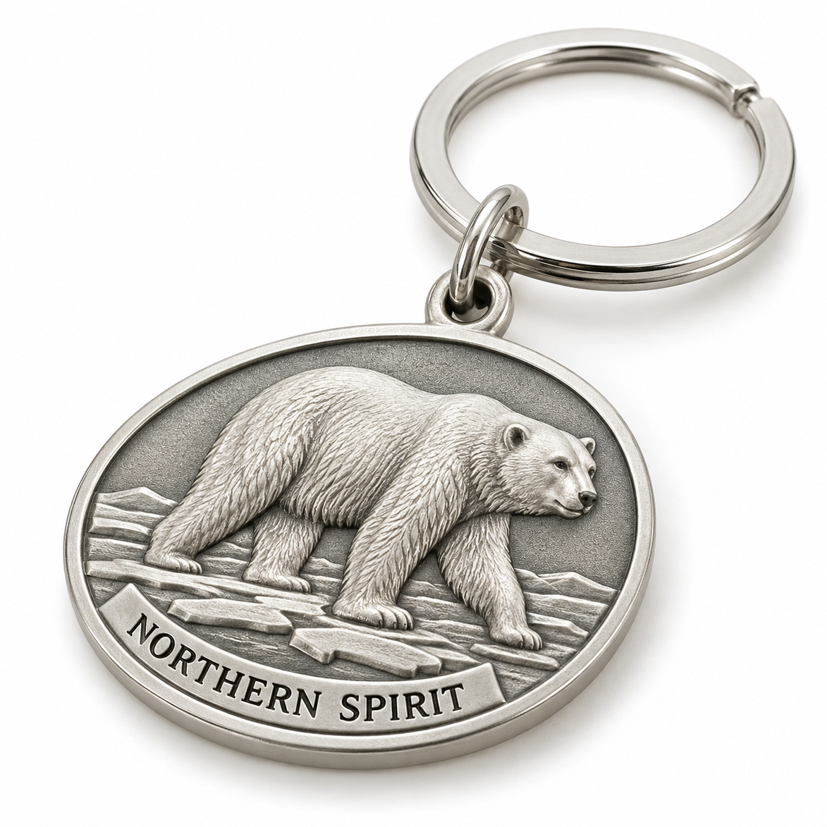 Custom Antique Metal Keychain | 3D Relief Souvenir Keyrings Bulk OEM