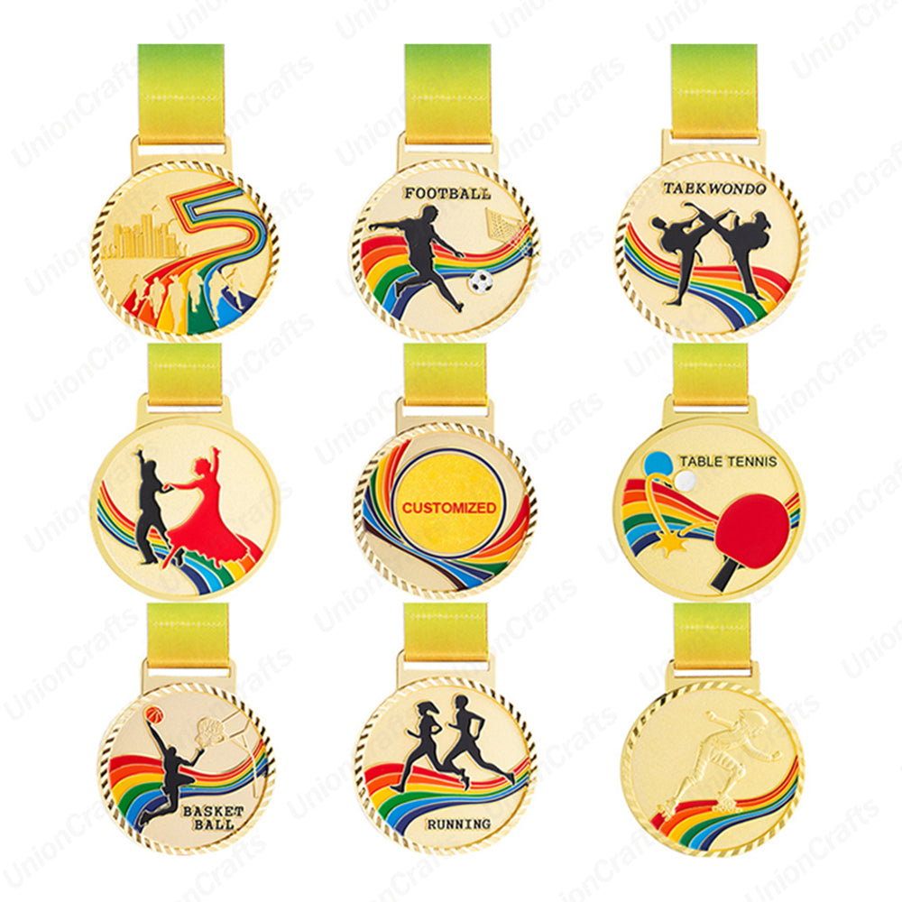 Custom Metal Award Medal Manufacturer Personalized Design High Quality Zinc Alloy Recognition Prize for Sports Events Medal