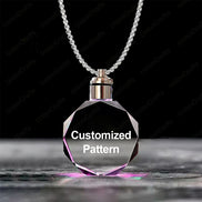 OEM Custom Double-Sided Crystal Acrylic Keychains with Laser Engraved Logo for Corporate Promotions & Bulk Logo Keychains