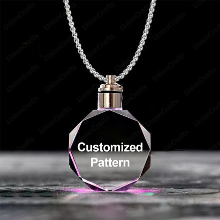 OEM Custom Double-Sided Crystal Acrylic Keychains with Laser Engraved Logo for Corporate Promotions & Bulk Logo Keychains