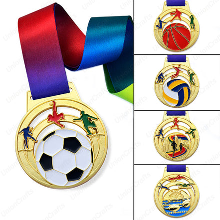 Custom Metal Award Medal Manufacturer Personalized Design High Quality Zinc Alloy Recognition Prize for Sports Events Medal
