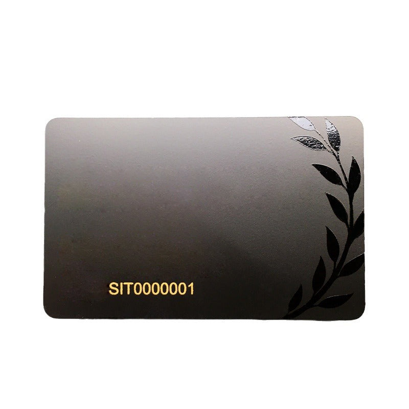 Thank You Cards Personalized Custom Luxury Stainless Steel Matte Black Gold Engrav Laser Blank 0.8mm Thick Metal Business Card