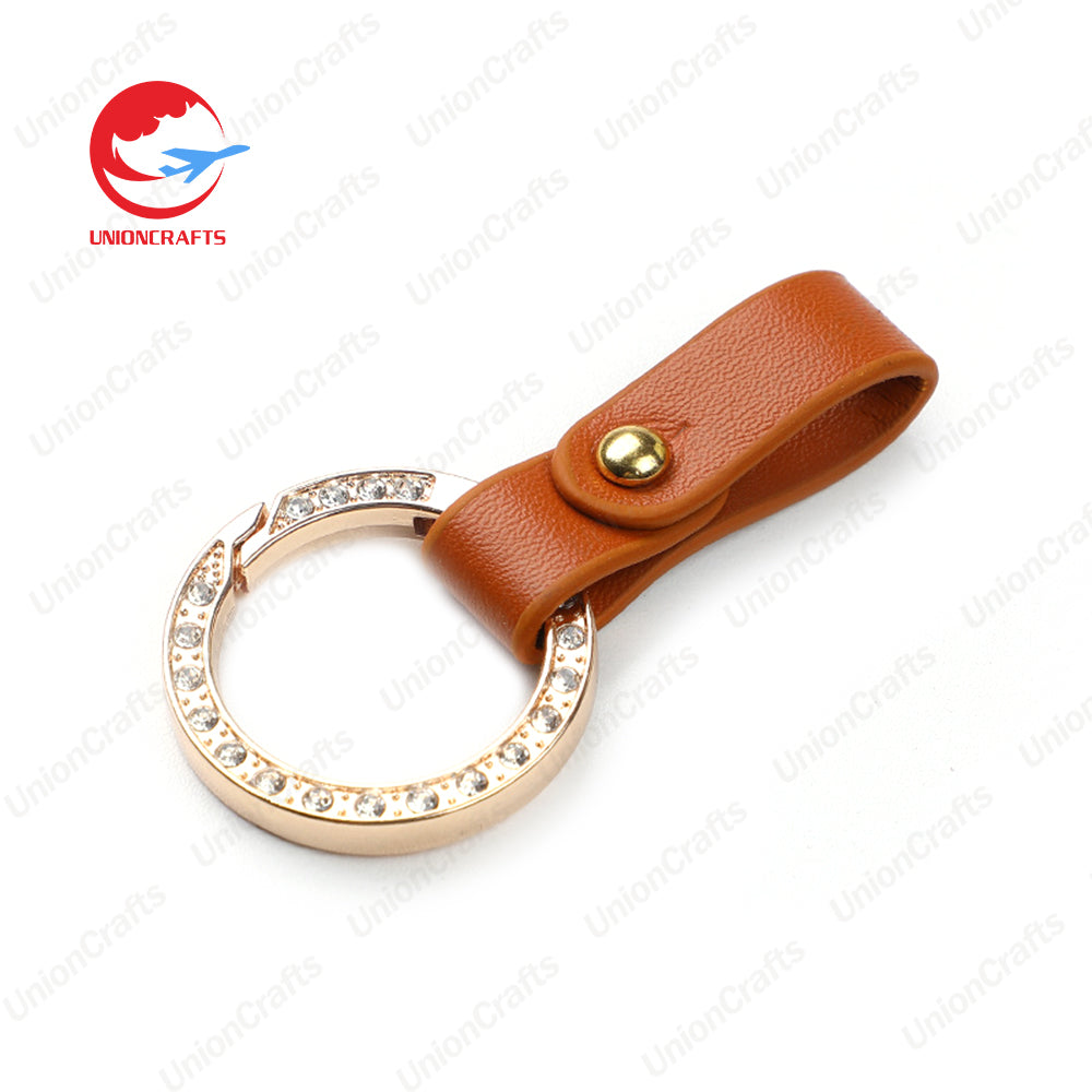 Wholesale Leather Key Chains Promotional Personalized Design Fashion Customized Car Logo Brand Alloy Luxury Miin Metal Keychains