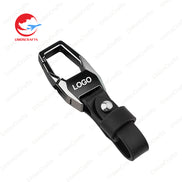 Wholesale Leather Key Chains Promotional Personalized Design Fashion Customized Car Logo Brand Alloy Luxury Miin Metal Keychains