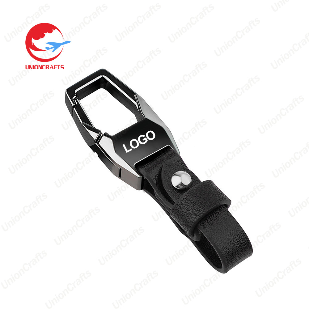 Wholesale Leather Key Chains Promotional Personalized Design Fashion Customized Car Logo Brand Alloy Luxury Miin Metal Keychains