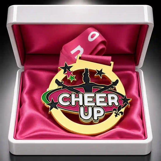 Custom Cheerleading Championship Medal | Gold Enamel Sports Award – GFTCRAFTS